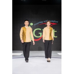 MDHL044 製造修身女款家政制服 真人試穿 來樣訂造印花家政制服  酒店 寫字樓大堂 會所 清潔制服中心 MDHL044 製造修身女款家政制服 真人試穿 來樣訂造印花家政制服  酒店 寫字樓大堂 會所 清潔制服中心